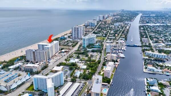 111 N N Pompano Beach Blvd Unit 411, Pompano Beach, FL 33062 - view of urban area featuring a large body of water