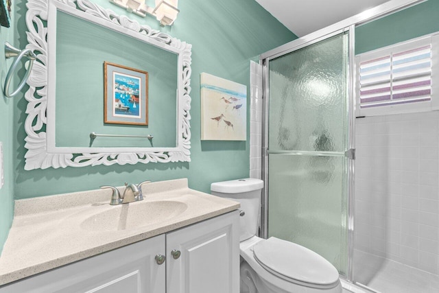 4680 Rosewood Tree Ct Unit A, Boynton Beach, FL 33436 - full bath with toilet, vanity, and a shower stall