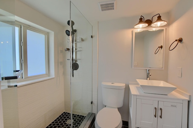 126 NW 3rd Ct, Boca Raton, FL 33432 - full bath with toilet, vanity, and a stall shower