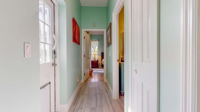 2608 SW River Shore Dr, Port Saint Lucie, FL 34984 - hall featuring baseboards
