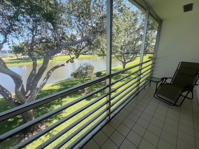 161 Dorset D, Boca Raton, FL 33434 - balcony featuring a water view
