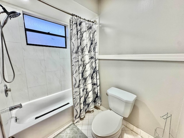 15015 SW 49th Ln Unit A-113, Miami, FL 33185 - full bath with shower / bath combination with curtain, toilet, and tile patterned flooring