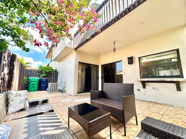 15015 SW 49th Ln Unit A-113, Miami, FL 33185 - view of patio / terrace featuring outdoor lounge area