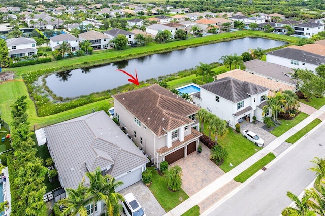 9657 Sterling Shores St, Delray Beach, FL 33446 - aerial view of residential area with a large body of water