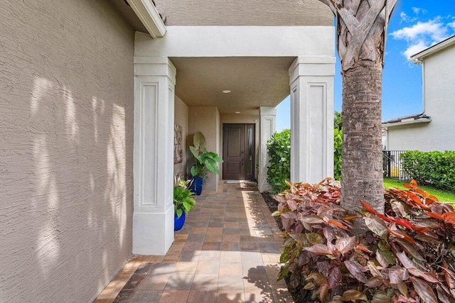 9657 Sterling Shores St, Delray Beach, FL 33446 - entrance to property featuring stucco siding