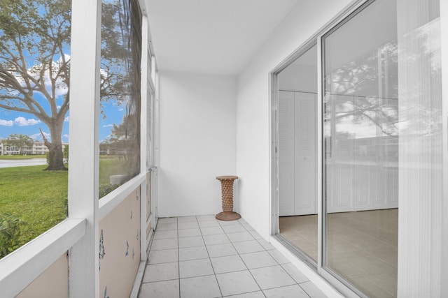 175 Fanshaw E Unit 175, Boca Raton, FL 33434 - view of unfurnished sunroom