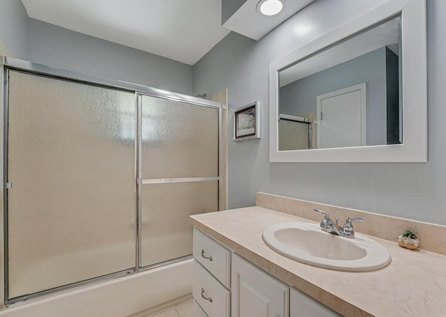 12275 N 54th St N, West Palm Beach, FL 33411 - full bathroom with vanity and bath / shower combo with glass door
