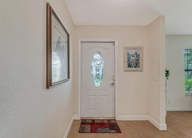 12275 N 54th St N, West Palm Beach, FL 33411 - foyer entrance with light wood-style flooring and baseboards