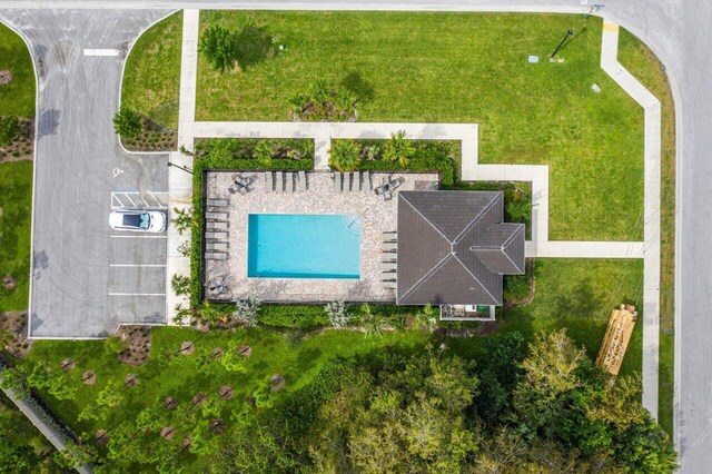 9258 Greenspire Ln, Lake Worth, FL 33467 - aerial view of a pool