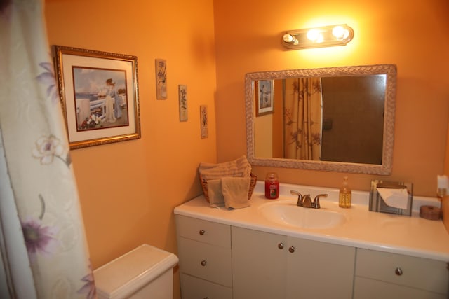 864 SE Tierra Ct, Port Saint Lucie, FL 34983 - bathroom with toilet and vanity