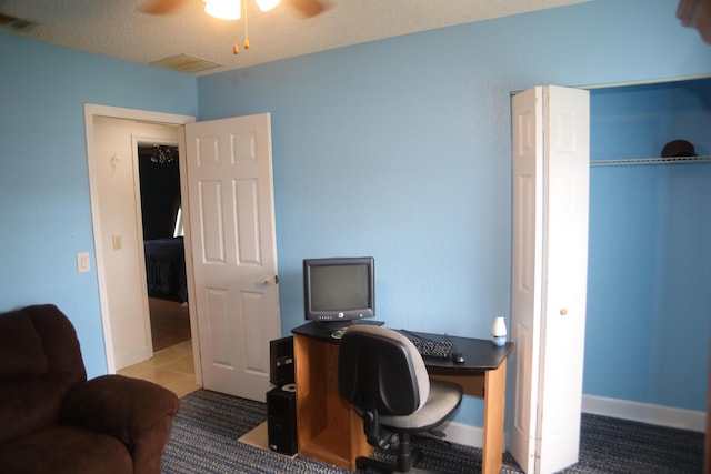 864 SE Tierra Ct, Port Saint Lucie, FL 34983 - office space featuring ceiling fan and baseboards