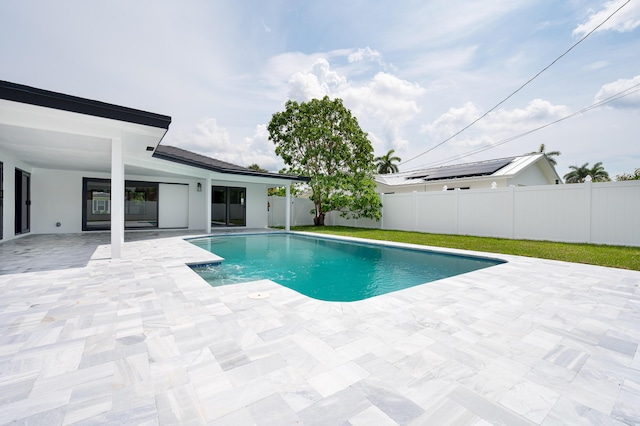1182 SW 7th St, Boca Raton, FL 33486 - view of pool with a patio and a fenced backyard