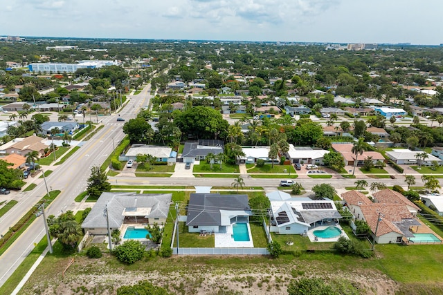 1182 SW 7th St, Boca Raton, FL 33486 - aerial view of residential area featuring a pool