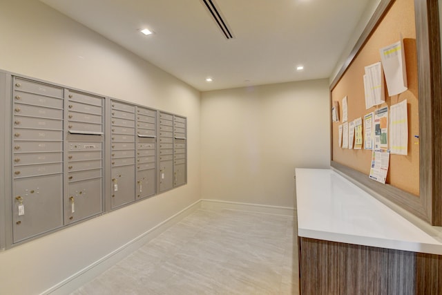 2701 N Ocean Blvd Unit E205, Boca Raton, FL 33431 - view of community with mail area and recessed lighting