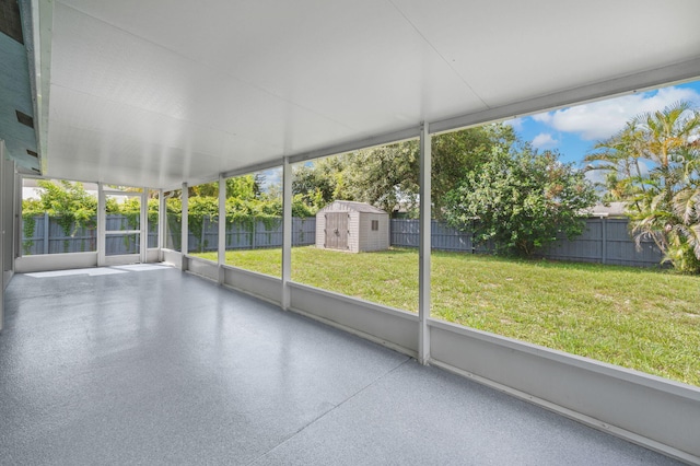 924 SW Abingdon Ave, Port Saint Lucie, FL 34953 - unfurnished sunroom featuring plenty of natural light