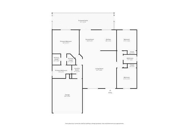 924 SW Abingdon Ave, Port Saint Lucie, FL 34953 - floor plan / room layout