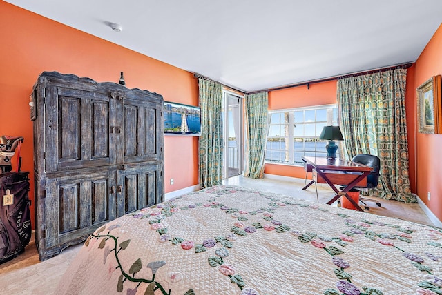 2160 Ibis Isle Rd Unit 9, Palm Beach, FL 33480 - bedroom featuring baseboards and carpet flooring