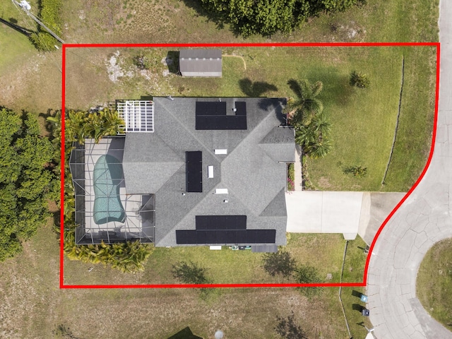 4312 SW Elaine Ct, Port Saint Lucie, FL 34953 - view of subject property with property boundaries highlighted