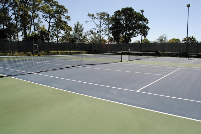 724 Nantucket Cir Unit A, Lake Worth, FL 33467 - view of tennis court with community basketball court