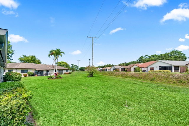 4858 Equestrian Rd Unit B, Boynton Beach, FL 33436 - view of grassy yard