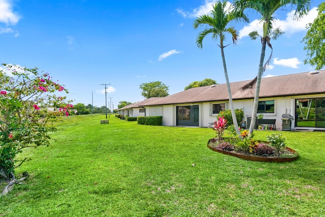 4858 Equestrian Rd Unit B, Boynton Beach, FL 33436 - view of grassy yard