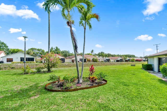 4858 Equestrian Rd Unit B, Boynton Beach, FL 33436 - view of green lawn featuring a residential view