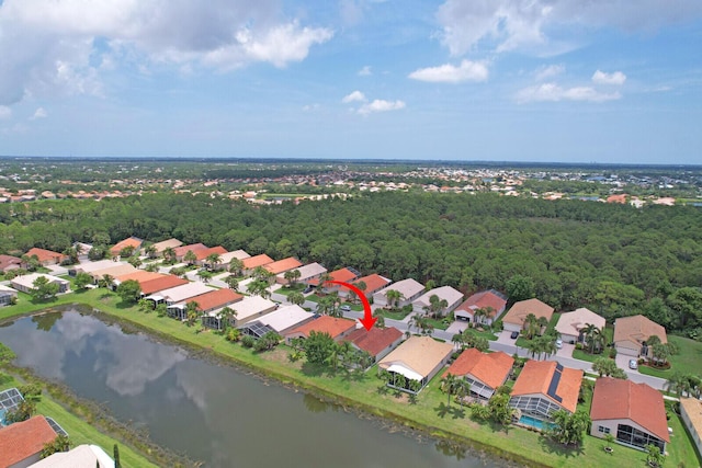 257 NW Toscane Trl, Port Saint Lucie, FL 34986 - aerial view of property and surrounding area featuring nearby suburban area and a nearby body of water