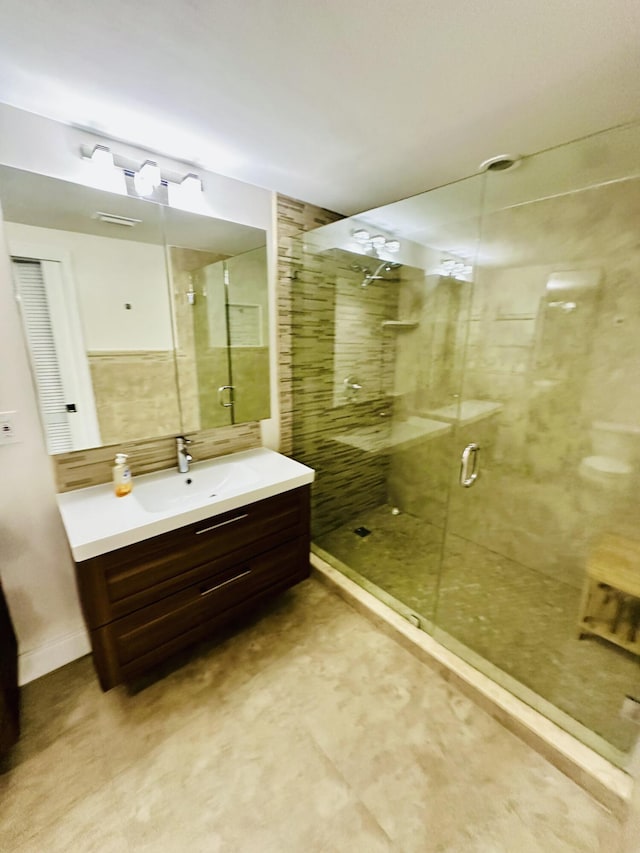 11887 SW 13th Ct, Davie, FL 33325 - bathroom with vanity and a shower stall