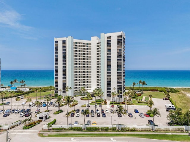 9650 S Ocean Dr Unit 1604, Jensen Beach, FL 34957 - view of apartment building / complex with a water view