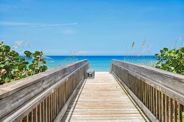 9650 S Ocean Dr Unit 1604, Jensen Beach, FL 34957 - view of property's community with view of water and beach
