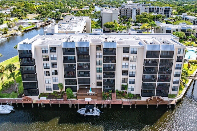 12 Royal Palm Way Unit 605, Boca Raton, FL 33432 - view of apartment building / complex with a water view