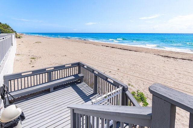 4511 S Ocean Blvd Unit 106, Highland Beach, FL 33487 - water view featuring local beach