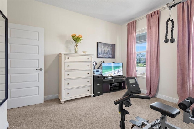 17936 Adrift Rd, Winter Garden, FL 34787 - workout area with carpet and baseboards
