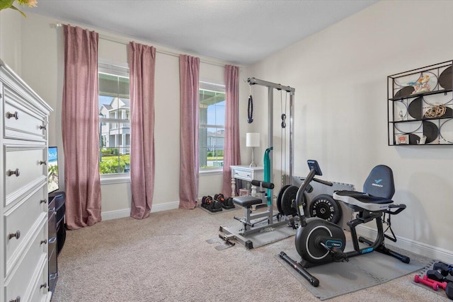 17936 Adrift Rd, Winter Garden, FL 34787 - workout area with carpet and baseboards