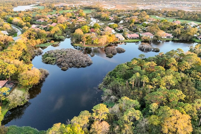 13312 NW Maplewood Rd, Palm City, FL 34990 - bird's eye view of a nearby body of water and a heavily wooded area