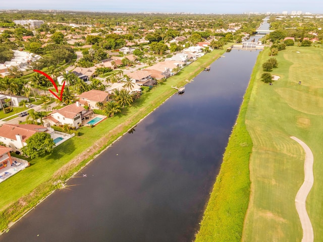 5898 Vista Linda Ln, Boca Raton, FL 33433 - aerial view of residential area with a nearby body of water and a golf club