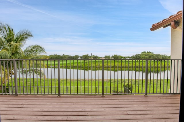 5898 Vista Linda Ln, Boca Raton, FL 33433 - deck with a water view