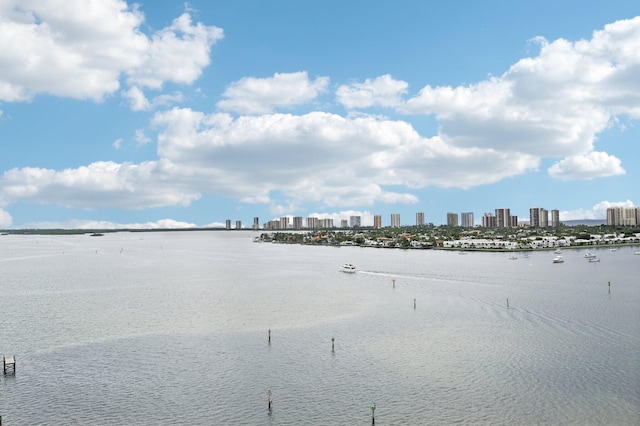 2640 Lake Shore Dr Unit 1510, Riviera Beach, FL 33404 - water view with skyline