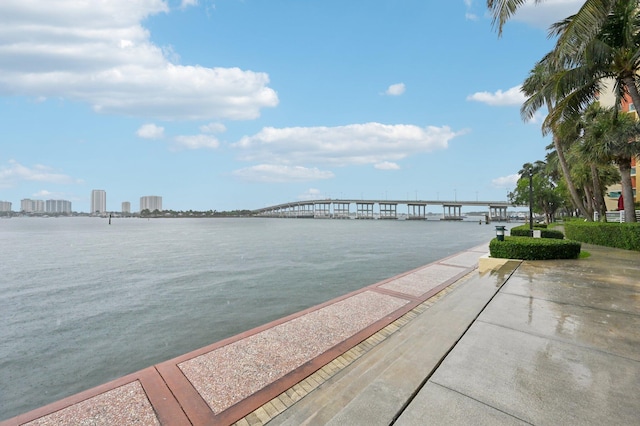 2640 Lake Shore Dr Unit 1510, Riviera Beach, FL 33404 - dock area featuring a water view