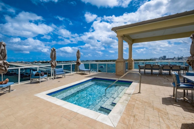 2640 Lake Shore Dr Unit 1510, Riviera Beach, FL 33404 - view of pool featuring a patio area and a swimming pool