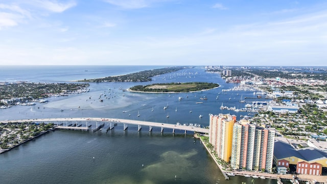 2640 Lake Shore Dr Unit 1510, Riviera Beach, FL 33404 - view of urban area featuring a large body of water and a notable bridge