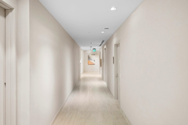 3100 N Ocean Dr Unit H-1708, Singer Island, FL 33404 - hall featuring recessed lighting and baseboards