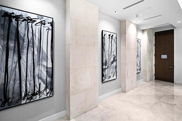 3100 N Ocean Dr Unit H-1708, Singer Island, FL 33404 - hall featuring baseboards