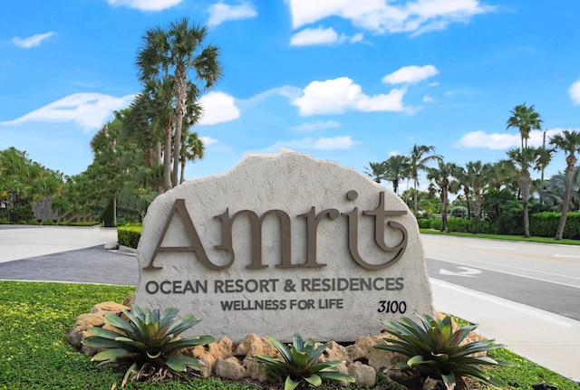 3100 N Ocean Dr Unit H-1708, Singer Island, FL 33404 - view of community sign