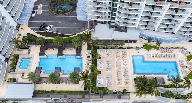 3100 N Ocean Dr Unit H-1708, Singer Island, FL 33404 - drone / aerial view of a pool