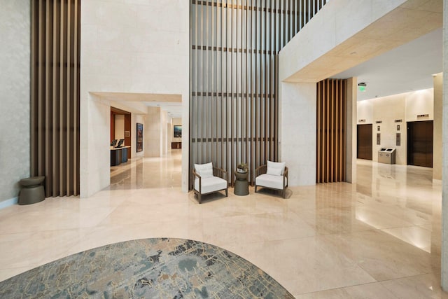 3100 N Ocean Dr Unit H-1708, Singer Island, FL 33404 - lobby with a towering ceiling