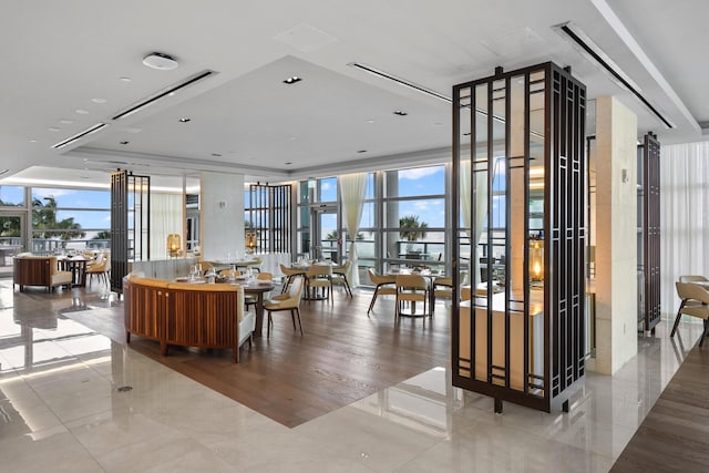 3100 N Ocean Dr Unit H-1708, Singer Island, FL 33404 - lobby featuring floor to ceiling windows