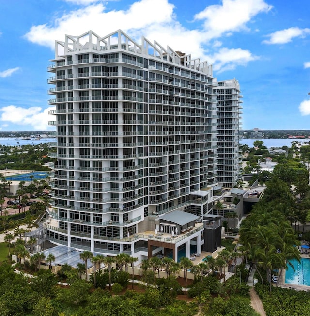 3100 N Ocean Dr Unit H-1708, Singer Island, FL 33404 - view of apartment building / complex with a water view