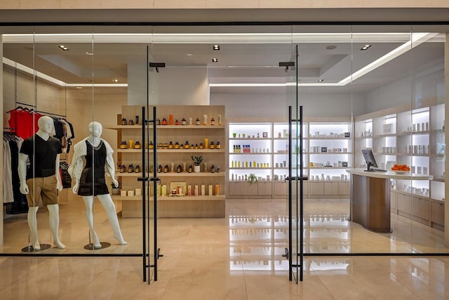3100 N Ocean Dr Unit H-1708, Singer Island, FL 33404 - wine room with tile patterned flooring