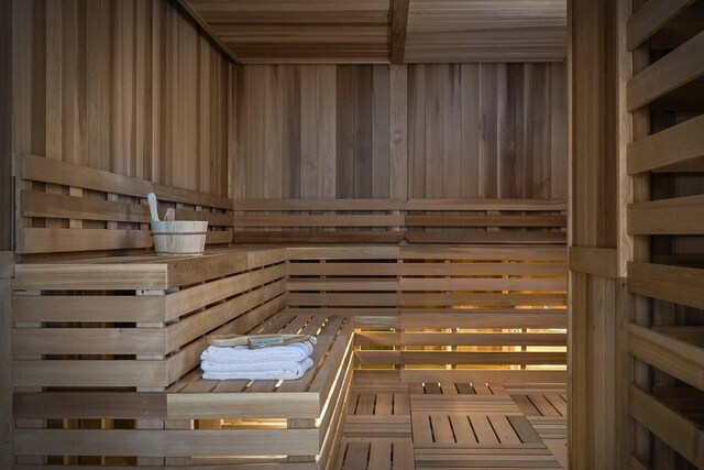 3100 N Ocean Dr Unit H-1708, Singer Island, FL 33404 - sauna / steam room featuring wood walls